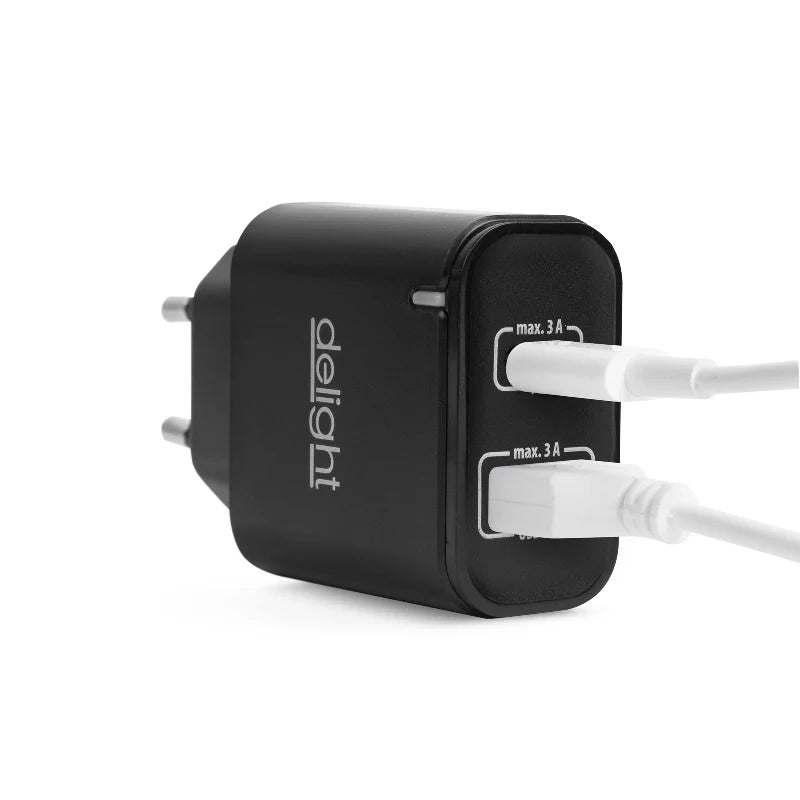Adaptor încărcător USB-A + USB-C cu încărcare rapidă PD 20W