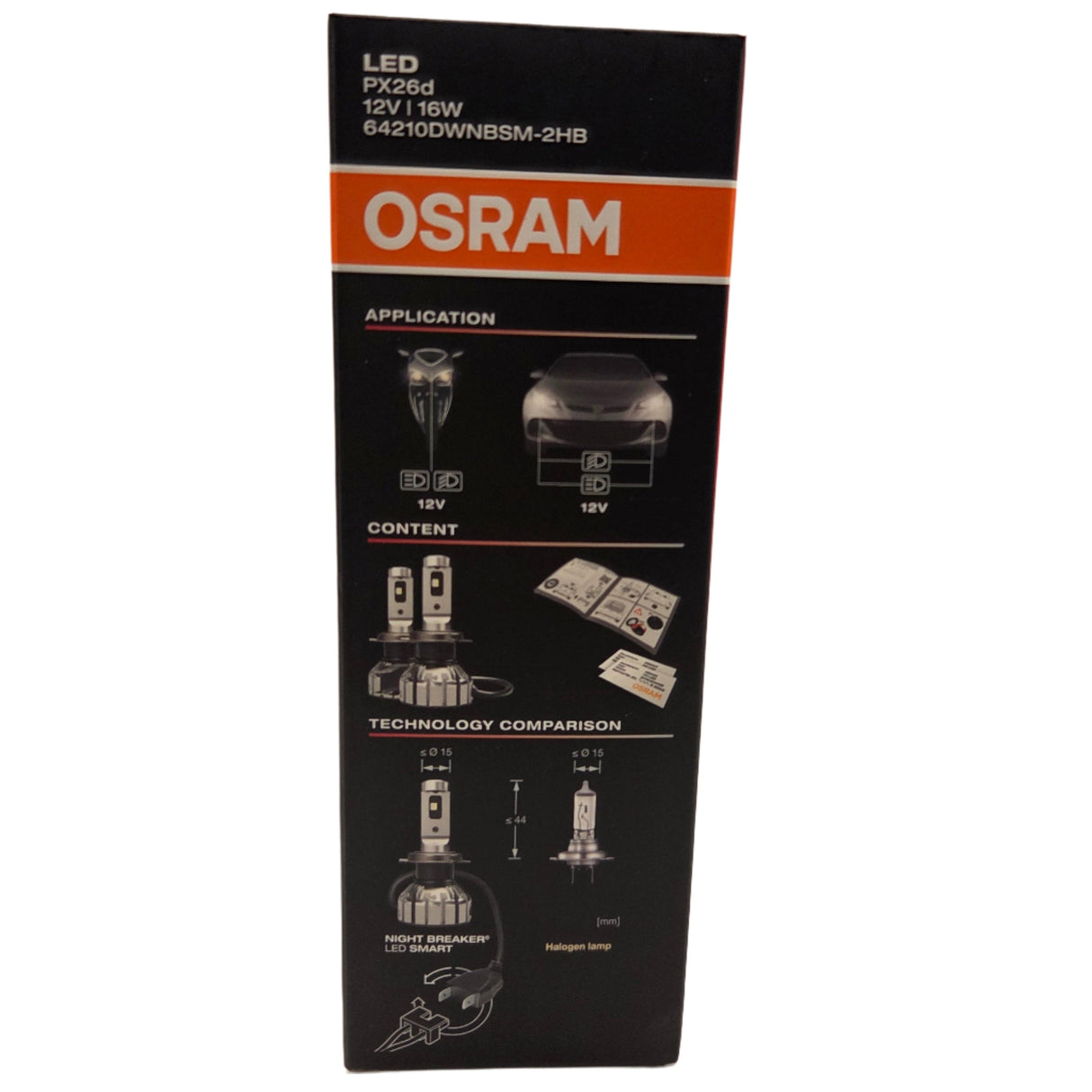Kit d’ampoules LED Osram Night Breaker pour voiture – H4 et H7