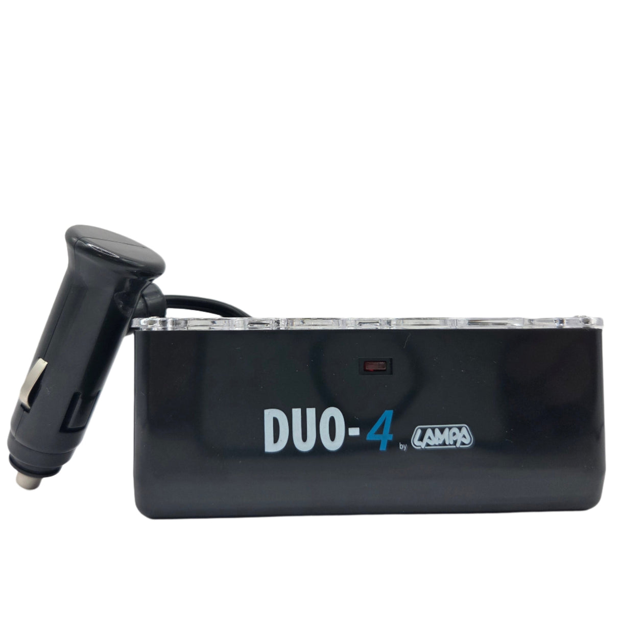 Împărțitor brichetă auto cu 3 prize și port USB Lampa DUO-4