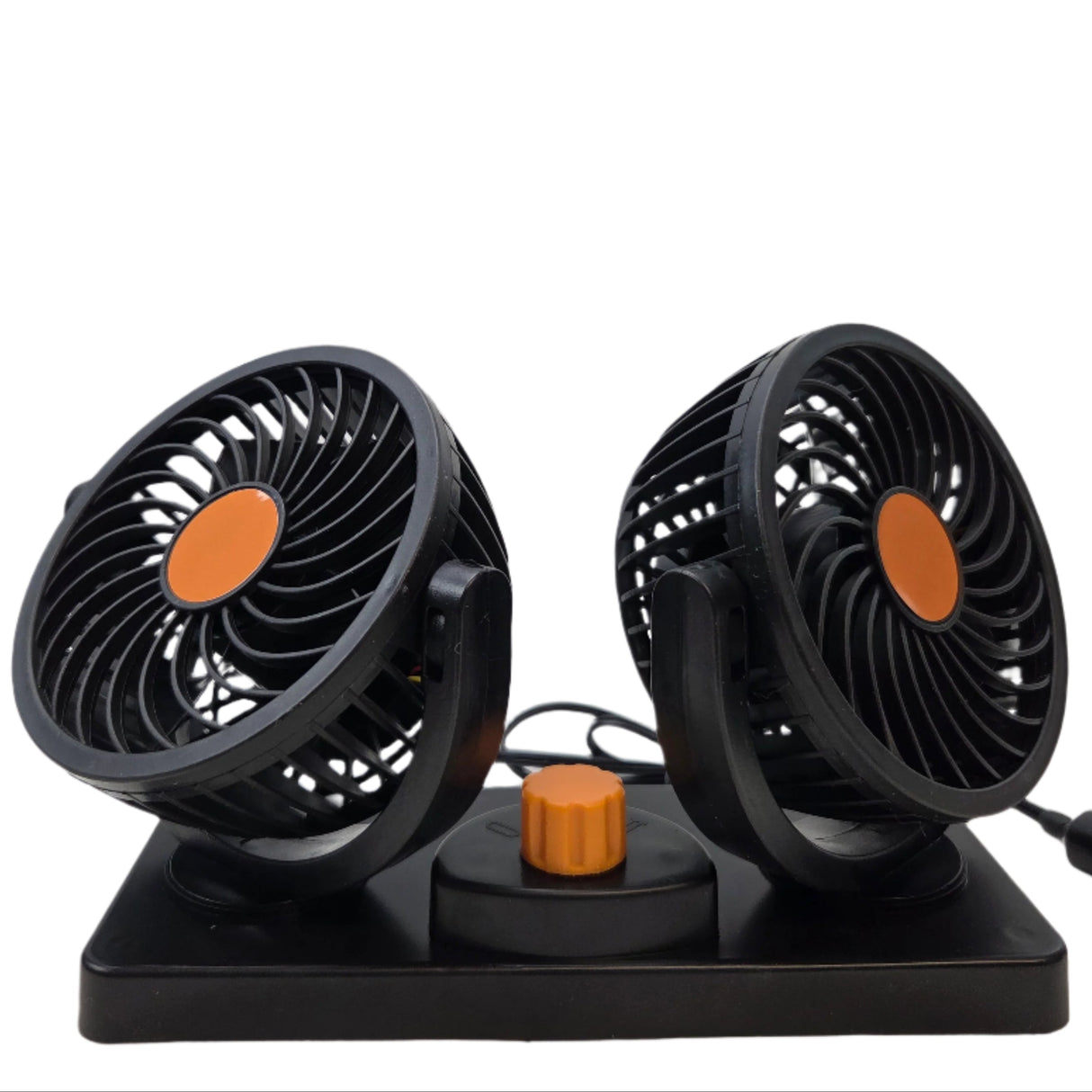 Ventilator auto cu două capete, 2x15 cm, 12V/24V