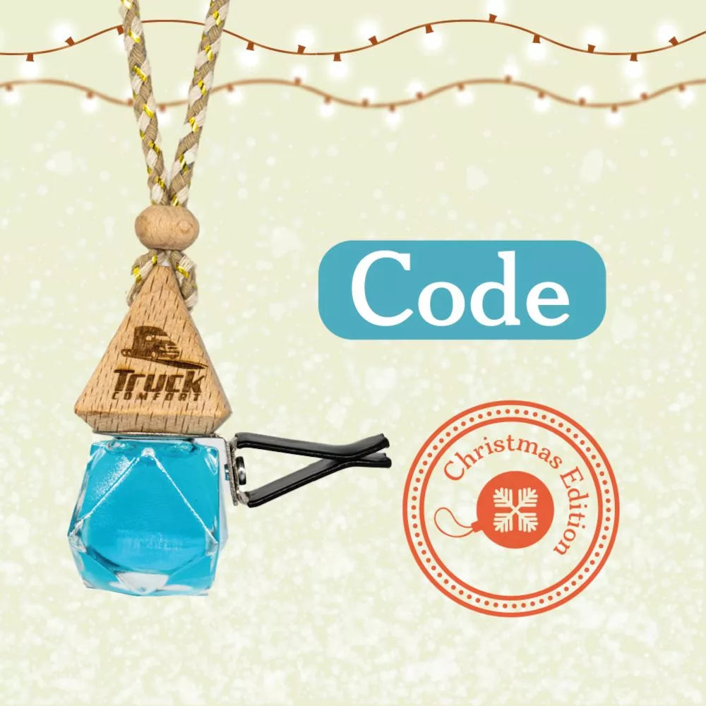 Parfum pentru mașină în sticluță elegantă cu capac din lemn