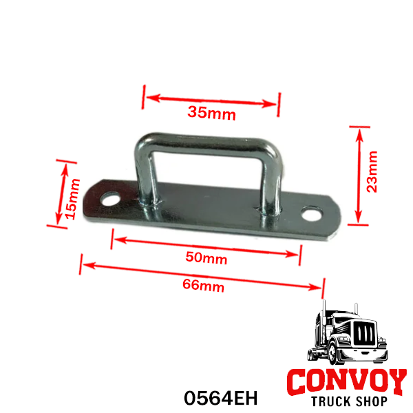 Anneau de bâche rectangulaire en acier galvanisé