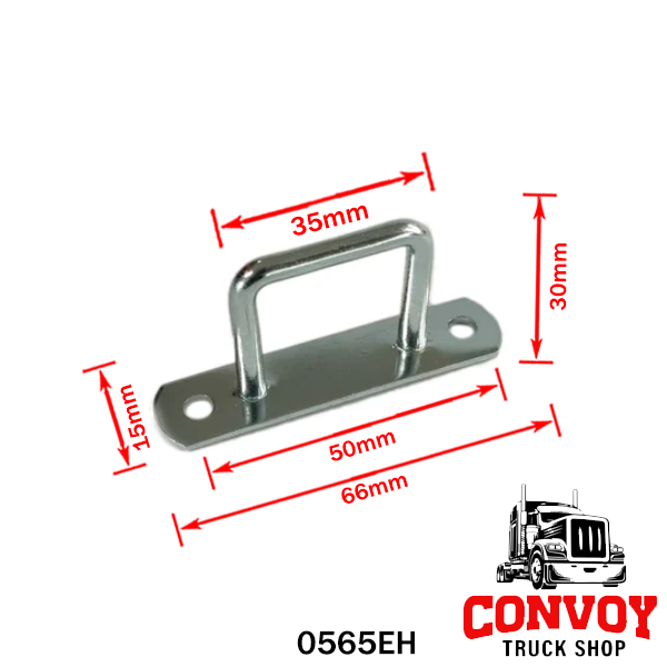 Anneau de bâche rectangulaire en acier galvanisé
