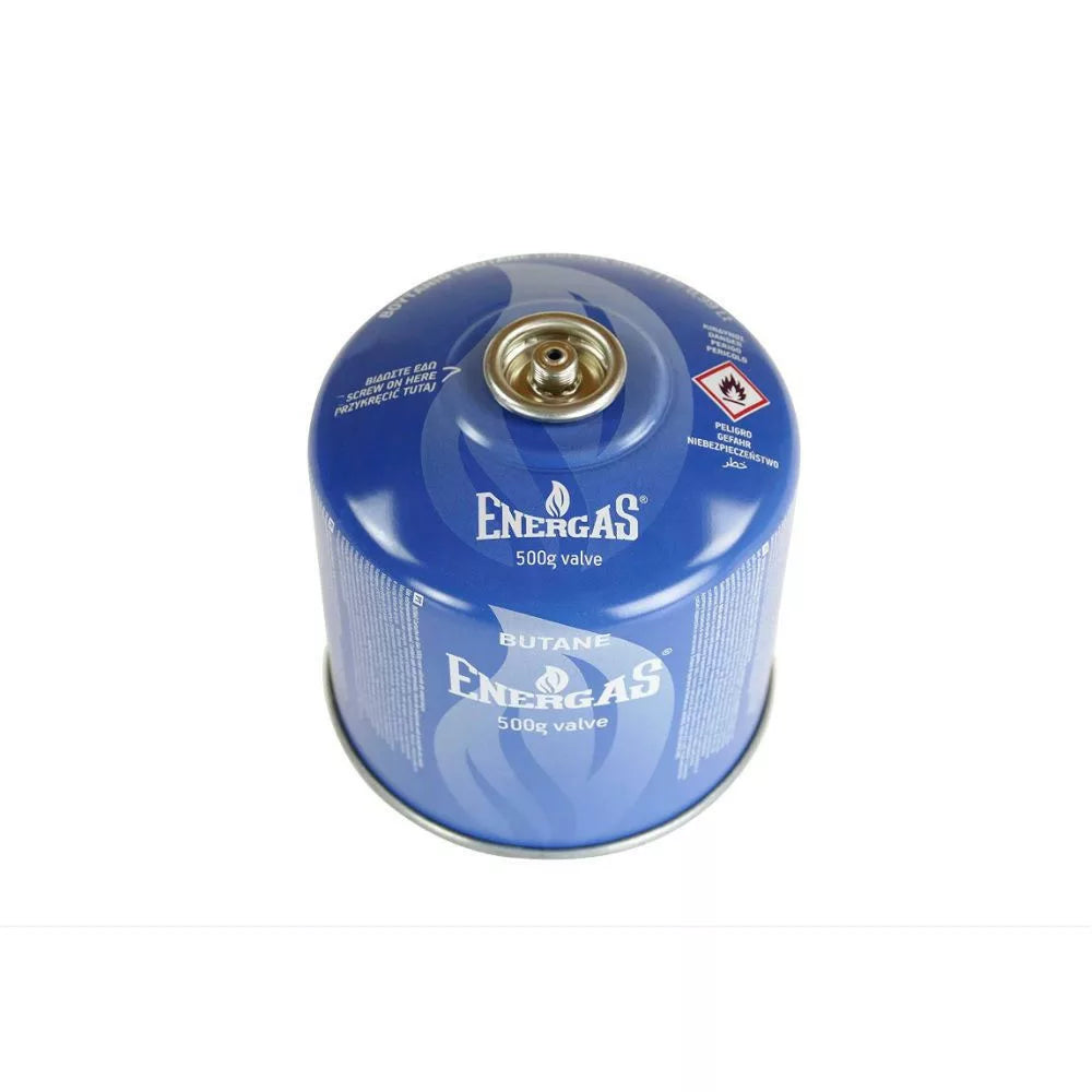 Къмпинг газова бутилка 500 г, 7/16" резба EN417