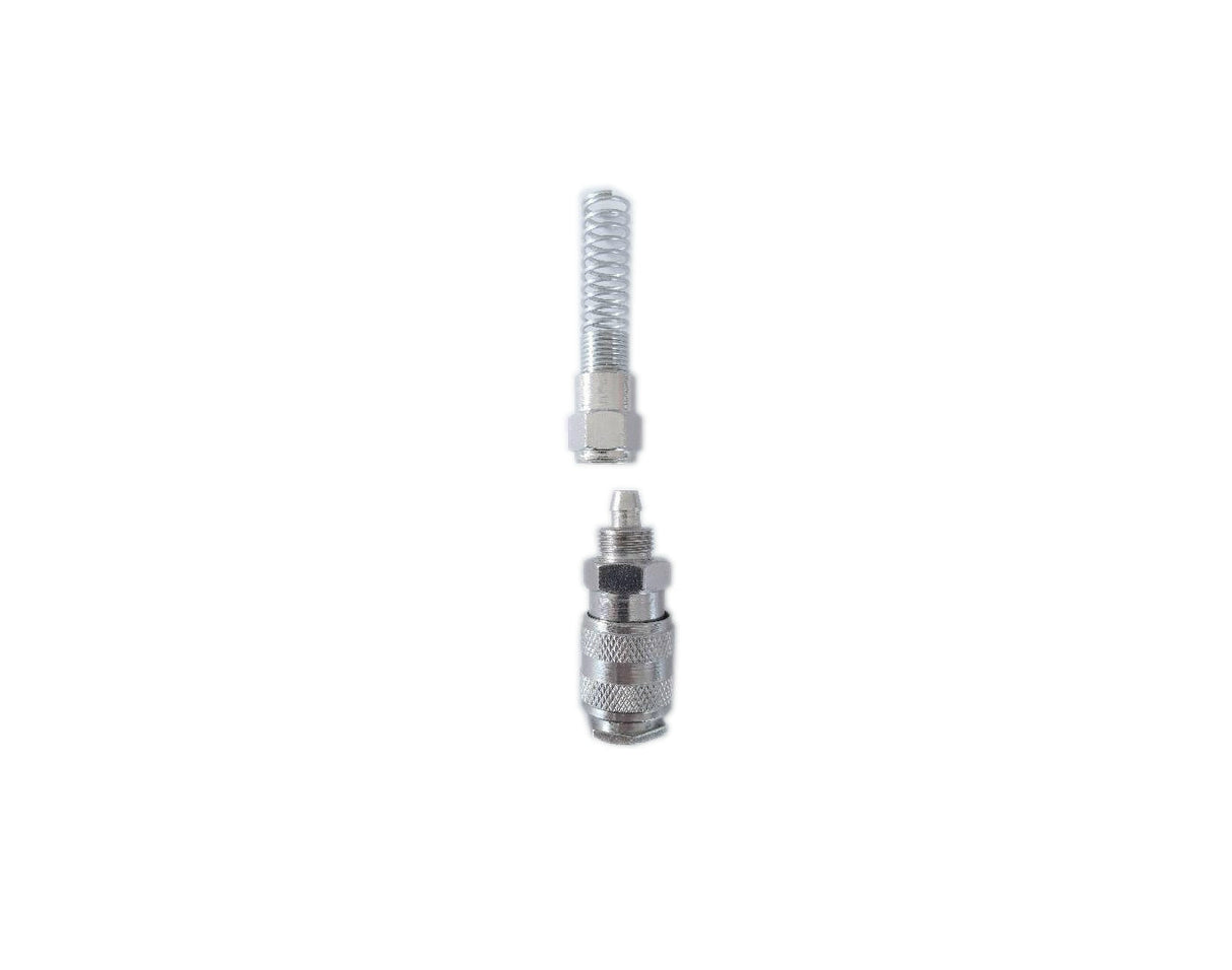 Conector rápido universal de 8 mm con tuerca unión – compacto
