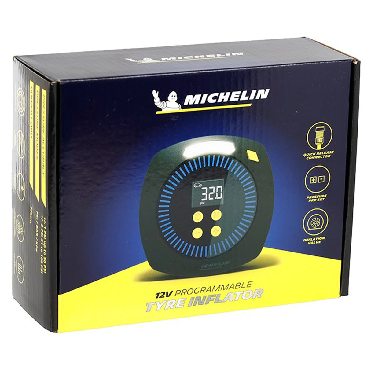 Compresor de aire portátil para coche Michelin 12V / 3,5 BAR