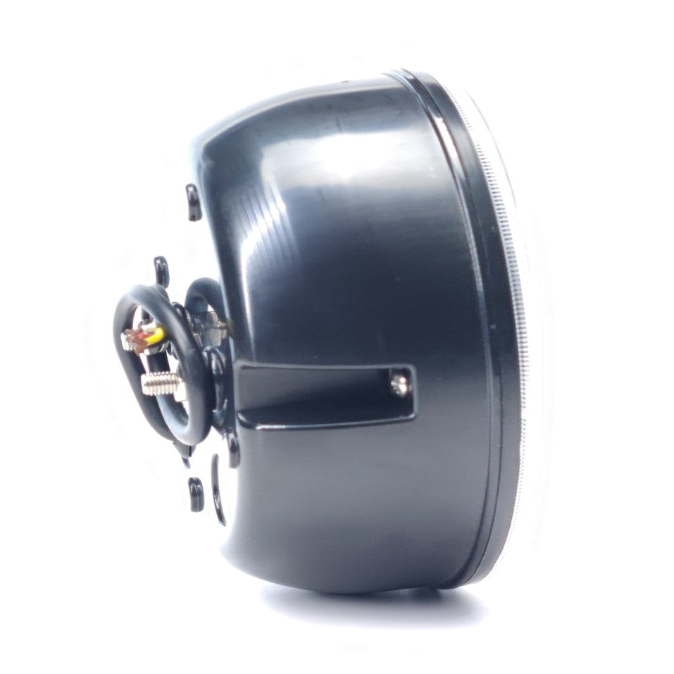 Round LED Stripe Lamp with Indicator, Transparent, 12/24V