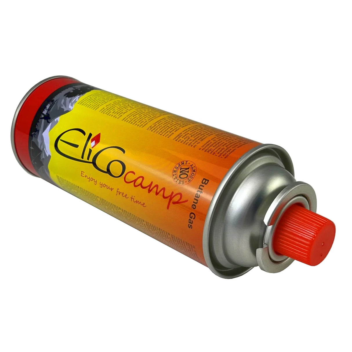 Cartucho de gas 393 ml para camping, barbacoas y estufas portátiles