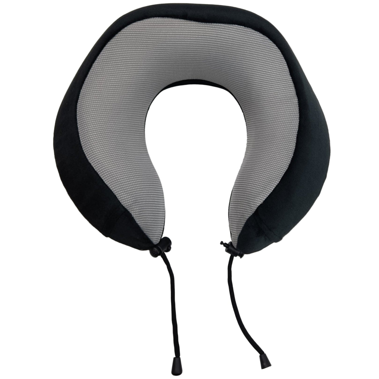 Pernă cervicală ergonomică gri-negru cu spumă cu memorie