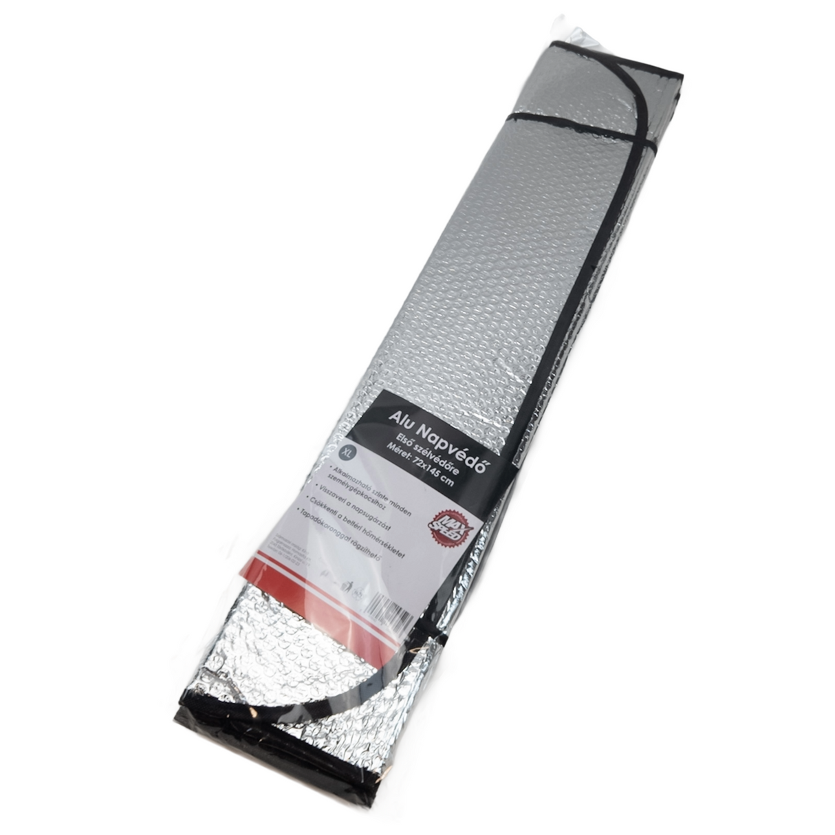 Protecție parbriz aluminiu XL – 72x145 cm, anti-soare și anti-îngheț