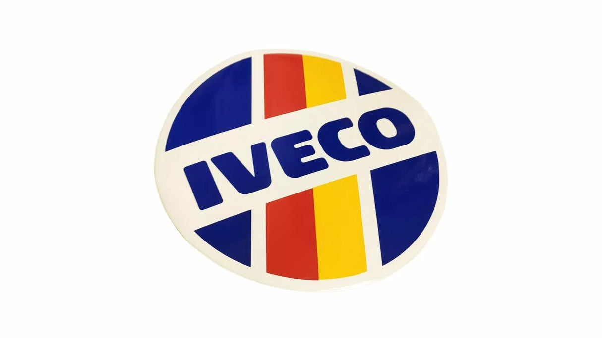 Iveco Retro Round Sticker 22cm