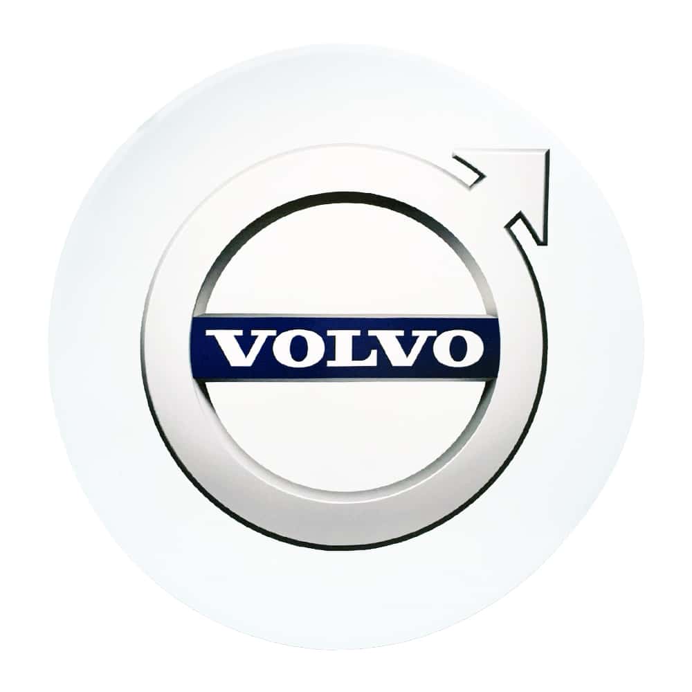 Sticker rotund Volvo, 22 cm – Design modern sau retro