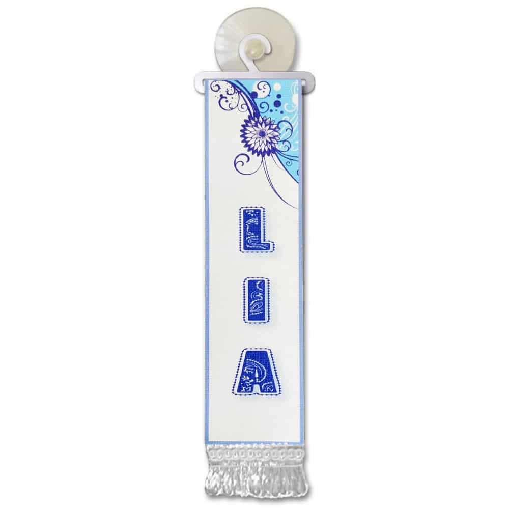 Mini bandera personalizada con ventosa (Nombres F-L)