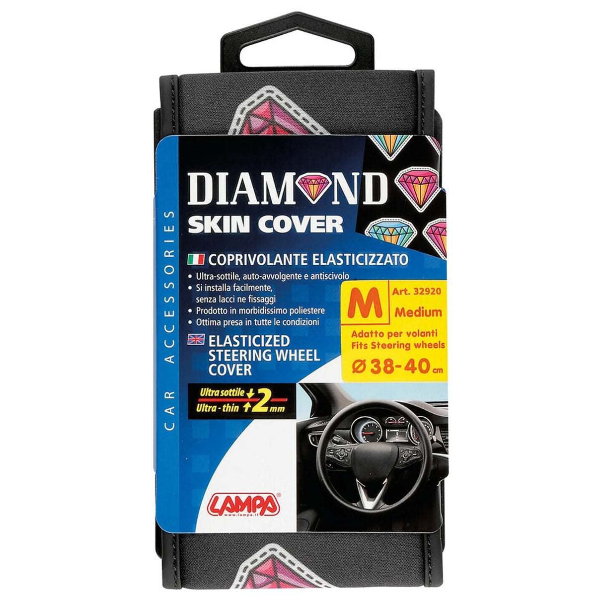 Patterned Steering Wheel Cover