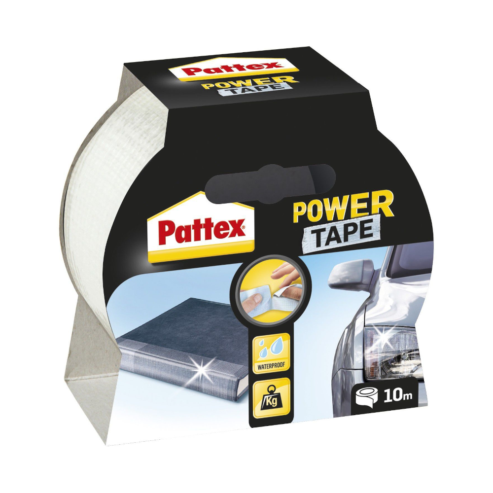 Ruban adhésif renforcé Pattex Power Tape 10 m x 48 mm