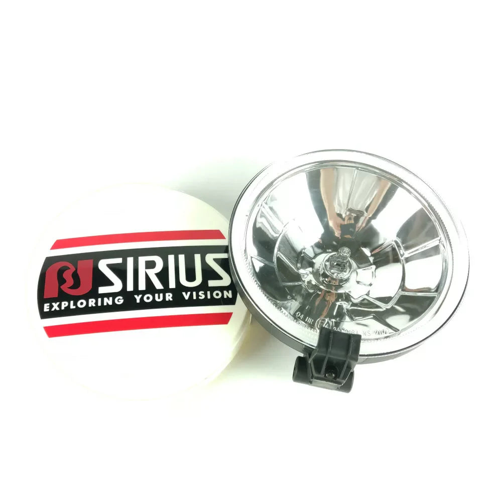 Proiector rotund alb cu bec H3 12V, diametru 150mm