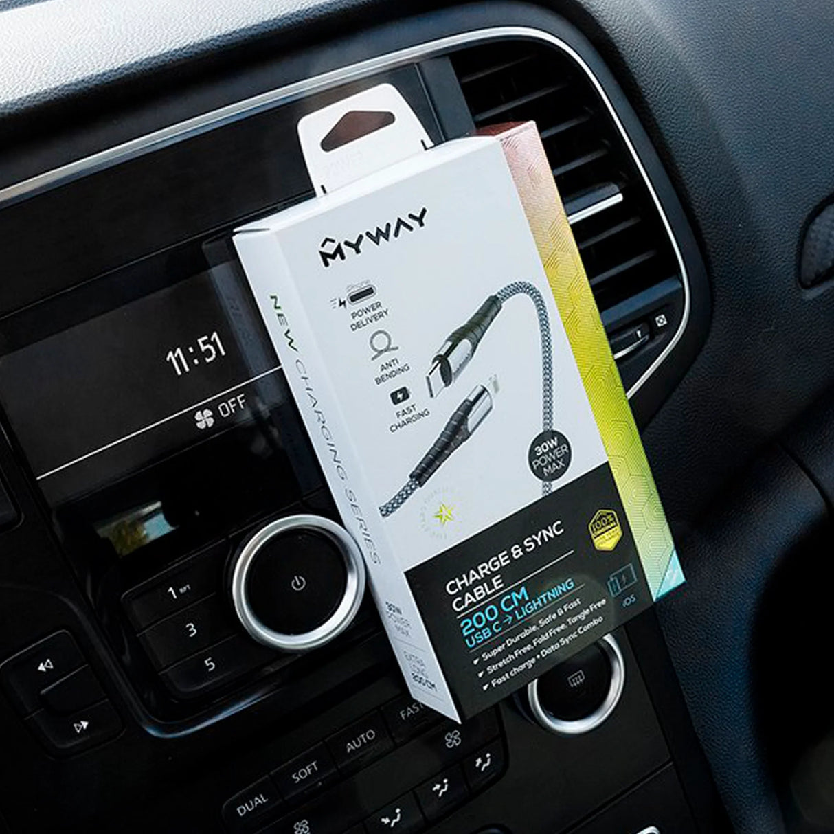 USB-C to Lightning Cable 2m, 30W Fast Charge