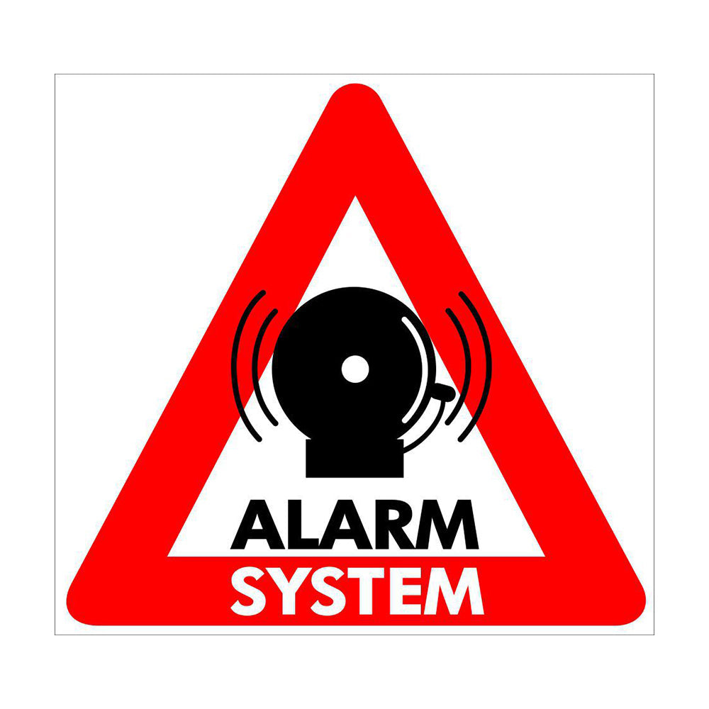 ALARM SYSTEM Sticker