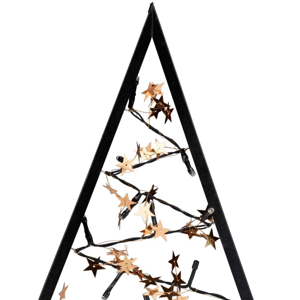 Decorațiune LED pentru Crăciun, formă de brad, Grundig, 27 cm, funcționare pe baterii