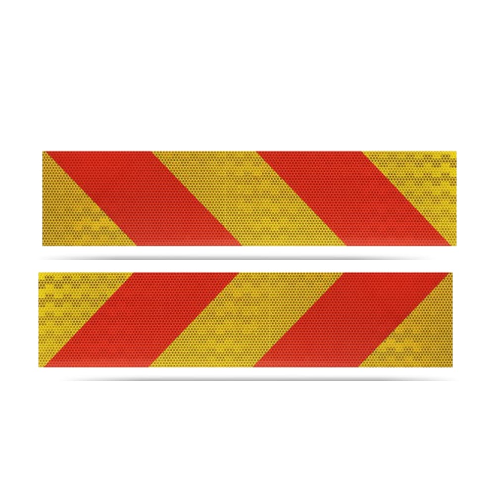 Reflective Striped E-Marked Sign – Pair