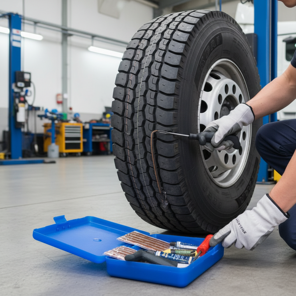 Комплект за бърз ремонт на гуми за камиони