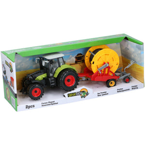 Toy Tractor with Trailer