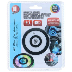 Suport de pahare cu iluminare LED, 7 culori