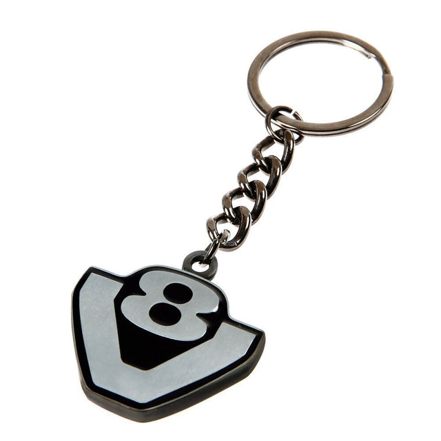 Scania V8 Metal Keychain
