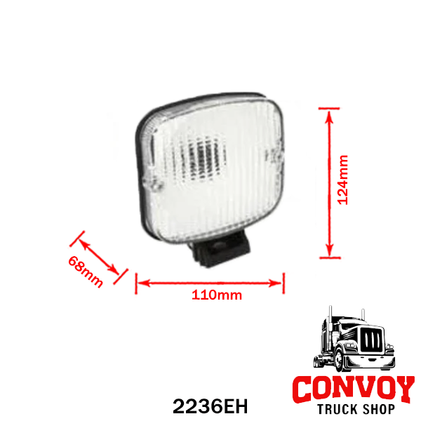 Rückfahrleuchte mit stabilem Halter – kompakt und robust