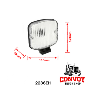 Rückfahrleuchte mit stabilem Halter – kompakt und robust