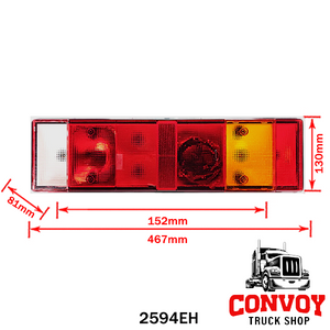 Large Rear Lamp for Iveco