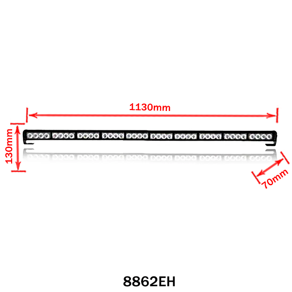 Yellow LED Flashing Light Bar with Controller