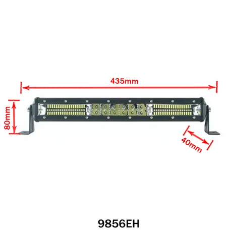 LED Light Bar Single Row Flood 144W