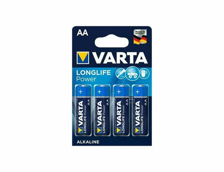 Комплект 4 алкални AA батерии VARTA Longlife Power – 1,5V