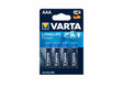 Комплект 4 алкални AAA батерии VARTA Longlife Power, 1.5V