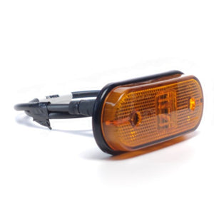 Aspöck Unipoint LED Position Lamp Amber with 0.5m Cable