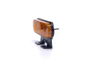 Aspöck Unipoint LED Position Lamp with Amber Lens and L-Bracket