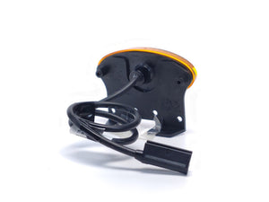 Flatpoint II Aspöck LED Position Light Oval Amber with Holder