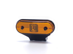 Aspöck Unipoint LED Position Lamp Amber with 45° Bracket