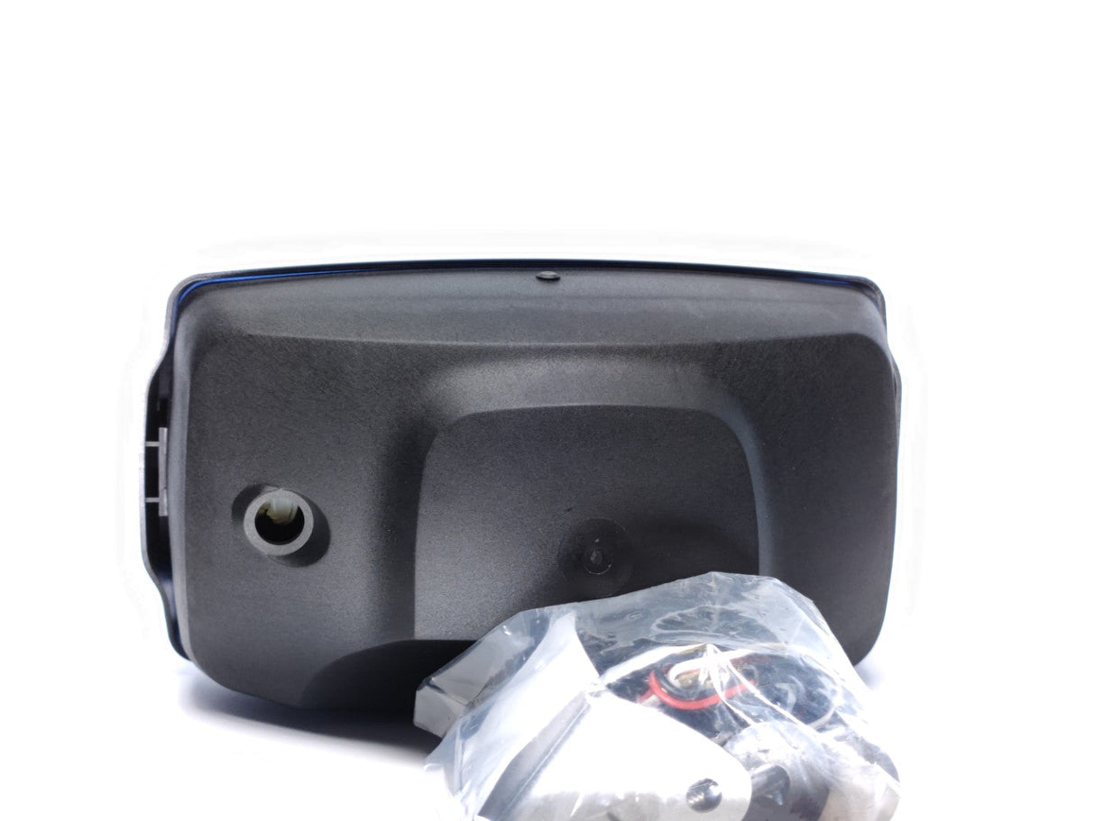 Fernscheinwerfer mit Positionslicht und blauer Abdeckung, eckig