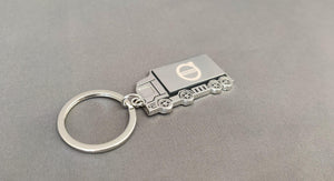 Truck Keychain with Engraved Logo