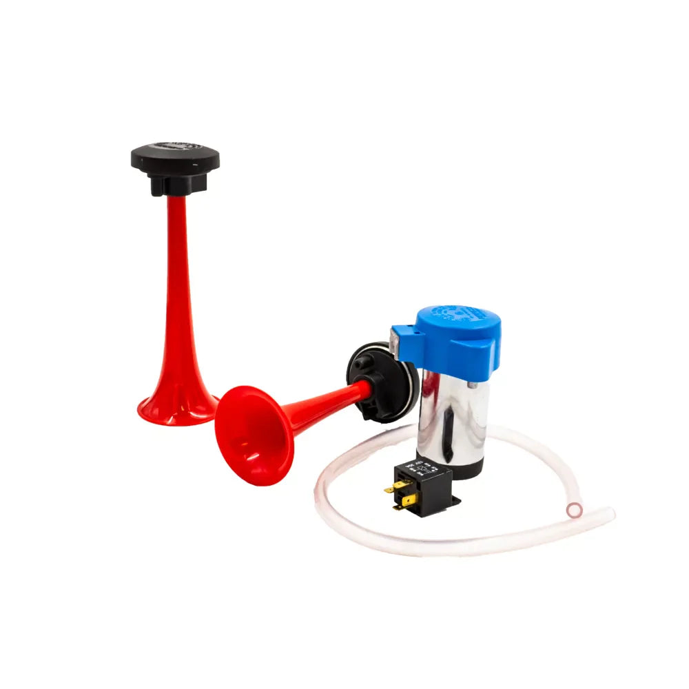 Klaxon compresseur double trompe 117 dB – 12V ou 24V