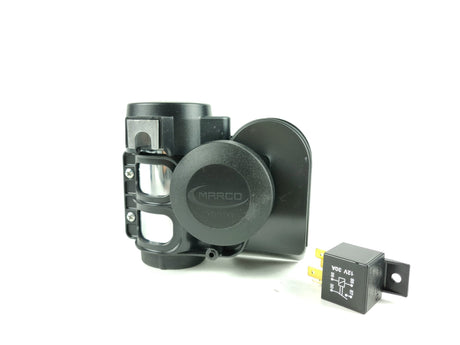 Claxon cu compresor, 2 tonuri, 112 dB – pentru autoturisme și camioane