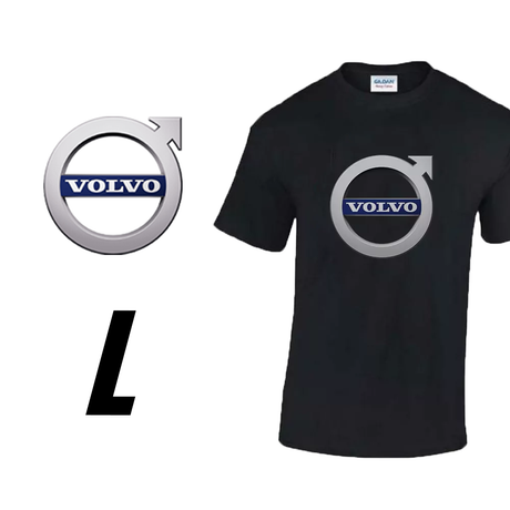 T-shirt Volvo in cotone 100% - Nero