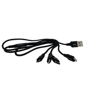 Cavo USB 4 in 1 Hoco X76 – 1m, Nero