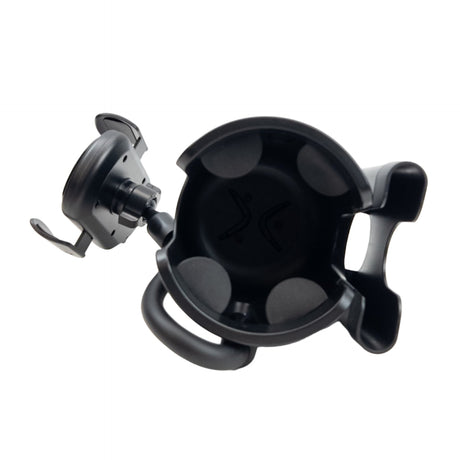 Supporto Auto per Smartphone con Alloggiamento Porta Bicchiere - Nero XO C140