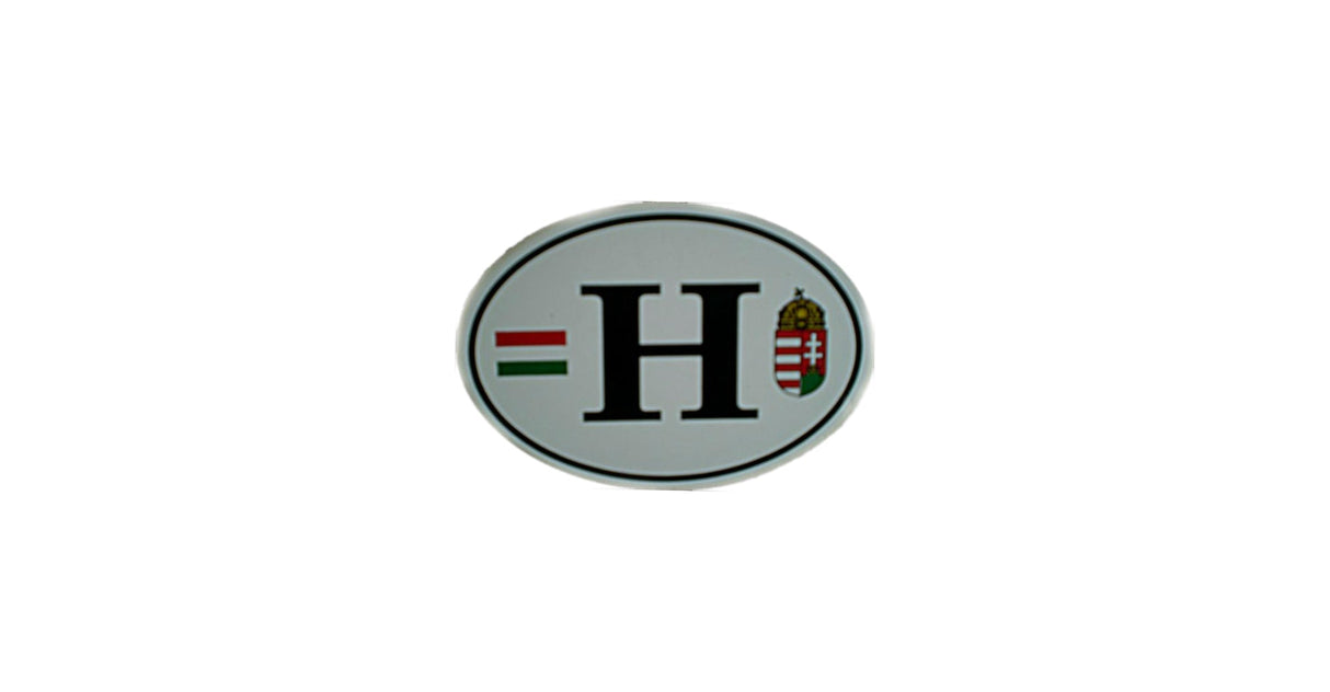 Sticker auto H cu stemă – Ungaria