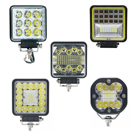 LED Work Light Square Combo Beam 12/24V
