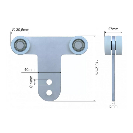 Rullo per telone Schmitz 30,5 mm