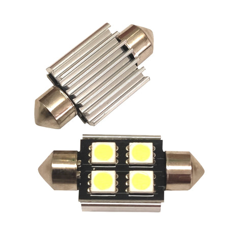SMD LED светодиодна крушка с 4 LED, Canbus, бяла светлина